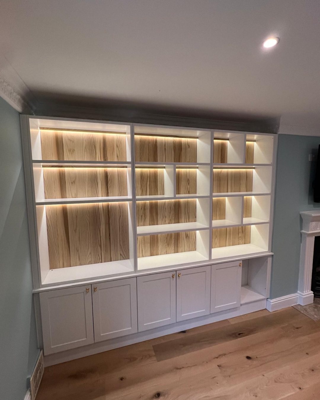 Bespoke TV Unit White- Make Wood Work Southampton